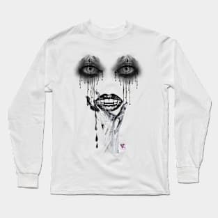 Horror Face Long Sleeve T-Shirt